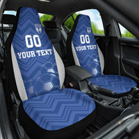Custom Estonia Football Car Seat Cover Eesti Jalgpallikoondis