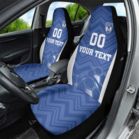 Custom Estonia Football Car Seat Cover Eesti Jalgpallikoondis
