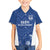 Custom Estonia Football Family Matching Off Shoulder Maxi Dress and Hawaiian Shirt Eesti Jalgpallikoondis