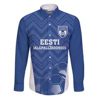 Custom Estonia Football Family Matching Puletasi and Hawaiian Shirt Eesti Jalgpallikoondis