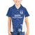 Custom Estonia Football Family Matching Short Sleeve Bodycon Dress and Hawaiian Shirt Eesti Jalgpallikoondis