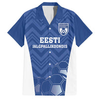 Custom Estonia Football Family Matching Tank Maxi Dress and Hawaiian Shirt Eesti Jalgpallikoondis