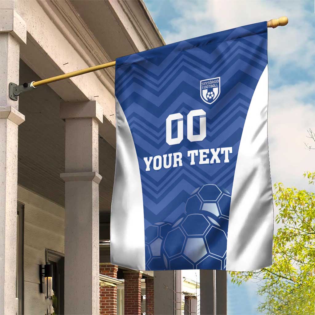 Custom Estonia Football Garden Flag Eesti Jalgpallikoondis