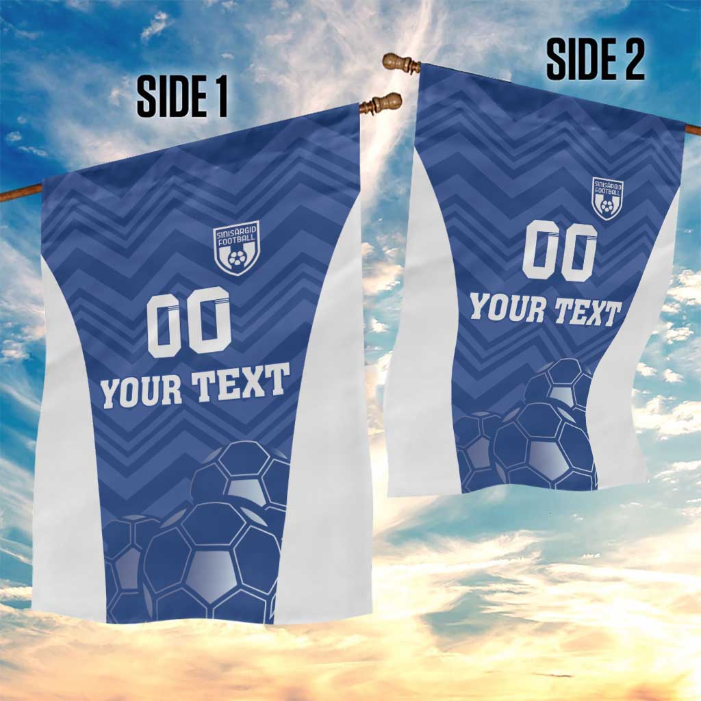 Custom Estonia Football Garden Flag Eesti Jalgpallikoondis