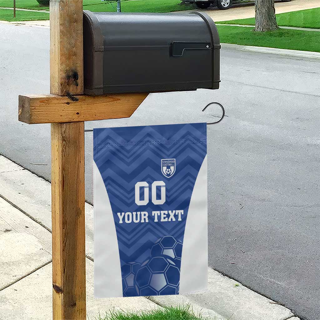 Custom Estonia Football Garden Flag Eesti Jalgpallikoondis