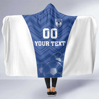 Custom Estonia Football Hooded Blanket Eesti Jalgpallikoondis