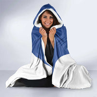 Custom Estonia Football Hooded Blanket Eesti Jalgpallikoondis