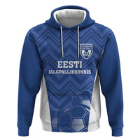 Custom Estonia Football Hoodie Eesti Jalgpallikoondis