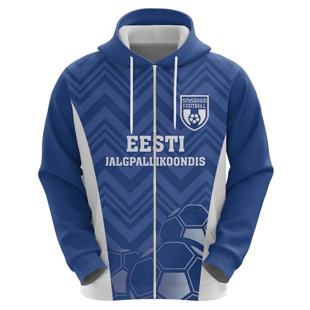 Custom Estonia Football Hoodie Eesti Jalgpallikoondis