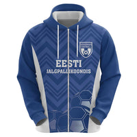 Custom Estonia Football Hoodie Eesti Jalgpallikoondis