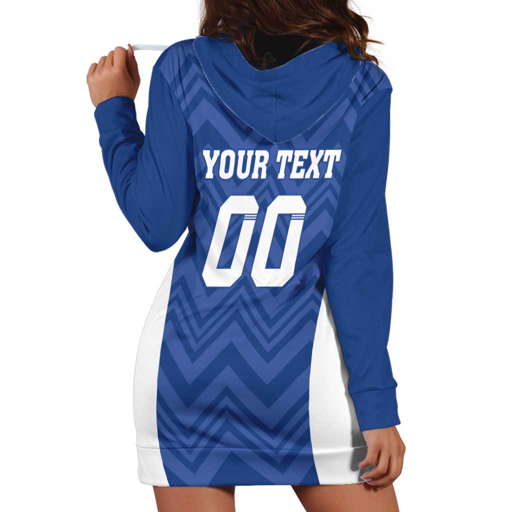 Custom Estonia Football Hoodie Dress Eesti Jalgpallikoondis