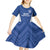 Custom Estonia Football Kid Short Sleeve Dress Eesti Jalgpallikoondis