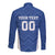 Custom Estonia Football Long Sleeve Button Shirt Eesti Jalgpallikoondis