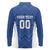 Custom Estonia Football Long Sleeve Polo Shirt Eesti Jalgpallikoondis
