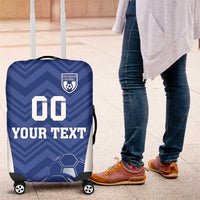 Custom Estonia Football Luggage Cover Eesti Jalgpallikoondis