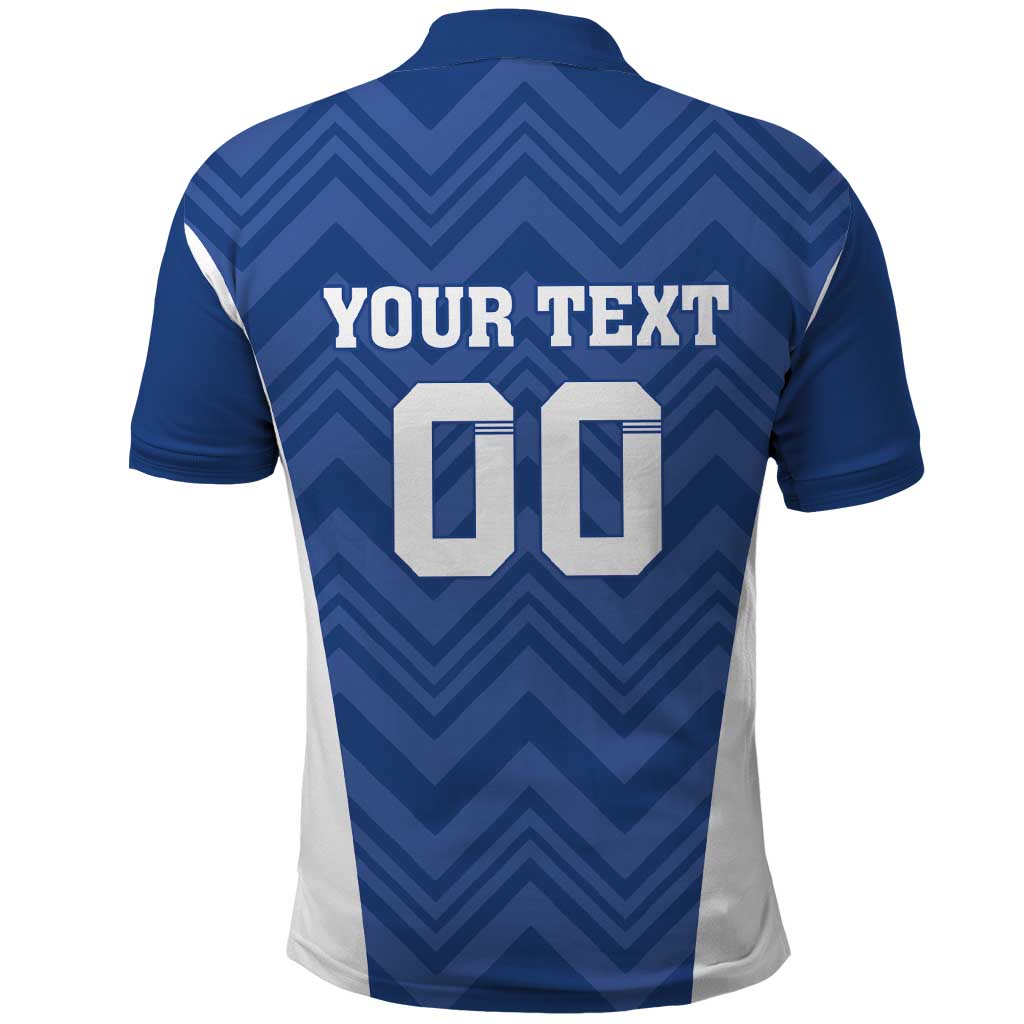 Custom Estonia Football Polo Shirt Eesti Jalgpallikoondis