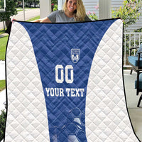 Custom Estonia Football Quilt Eesti Jalgpallikoondis