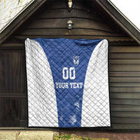 Custom Estonia Football Quilt Eesti Jalgpallikoondis