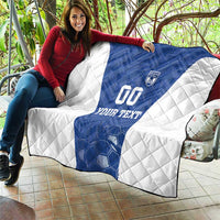 Custom Estonia Football Quilt Eesti Jalgpallikoondis