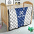 Custom Estonia Football Quilt Eesti Jalgpallikoondis