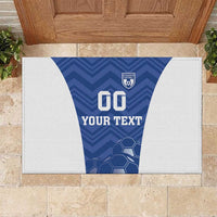 Custom Estonia Football Rubber Doormat Eesti Jalgpallikoondis