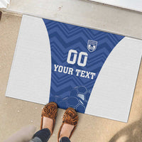 Custom Estonia Football Rubber Doormat Eesti Jalgpallikoondis