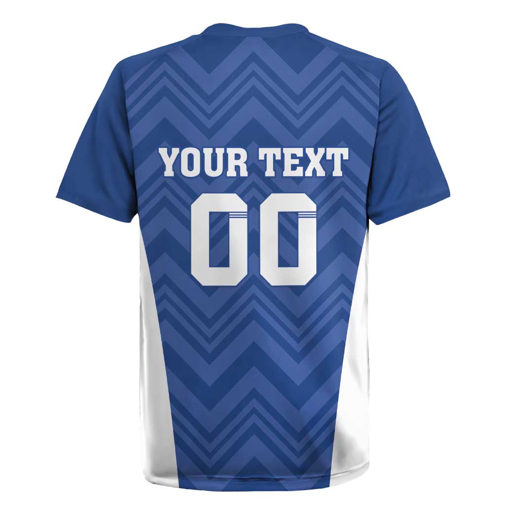 Custom Estonia Football Rugby Jersey Eesti Jalgpallikoondis
