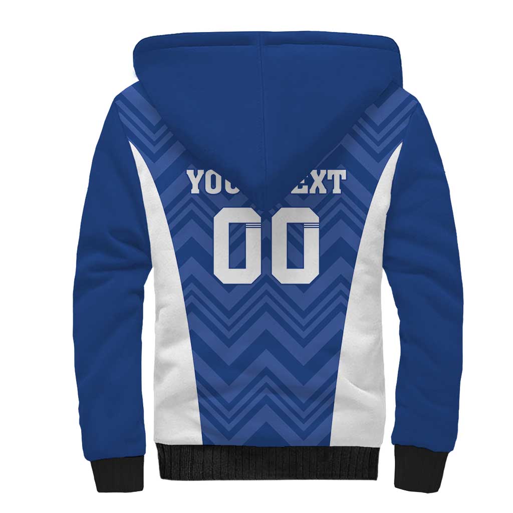 Custom Estonia Football Sherpa Hoodie Eesti Jalgpallikoondis