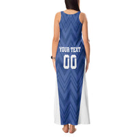 Custom Estonia Football Tank Maxi Dress Eesti Jalgpallikoondis