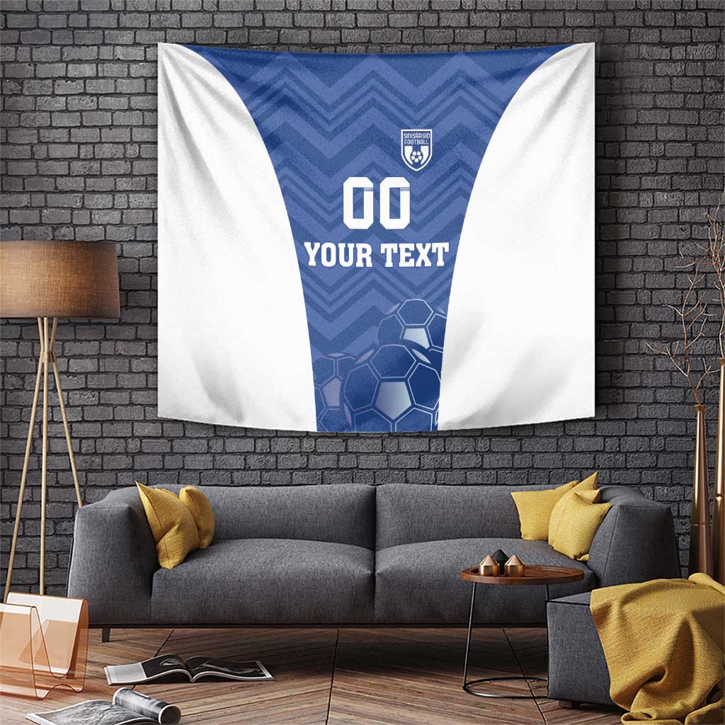 Custom Estonia Football Tapestry Eesti Jalgpallikoondis