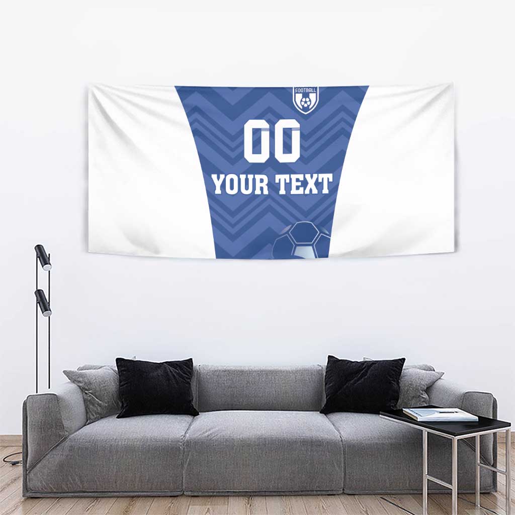 Custom Estonia Football Tapestry Eesti Jalgpallikoondis