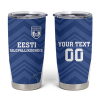 Custom Estonia Football Tumbler Cup Eesti Jalgpallikoondis
