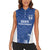 Custom Estonia Football Women Sleeveless Polo Shirt Eesti Jalgpallikoondis