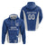 Custom Estonia Football Zip Hoodie Eesti Jalgpallikoondis