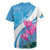 Personalized San Marino Rugby Jersey Libertas Cyclamen Flowers