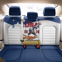 USA Ice Hockey Champions 2026 Back Car Seat Cover American Eagle Victory Hockey Pride