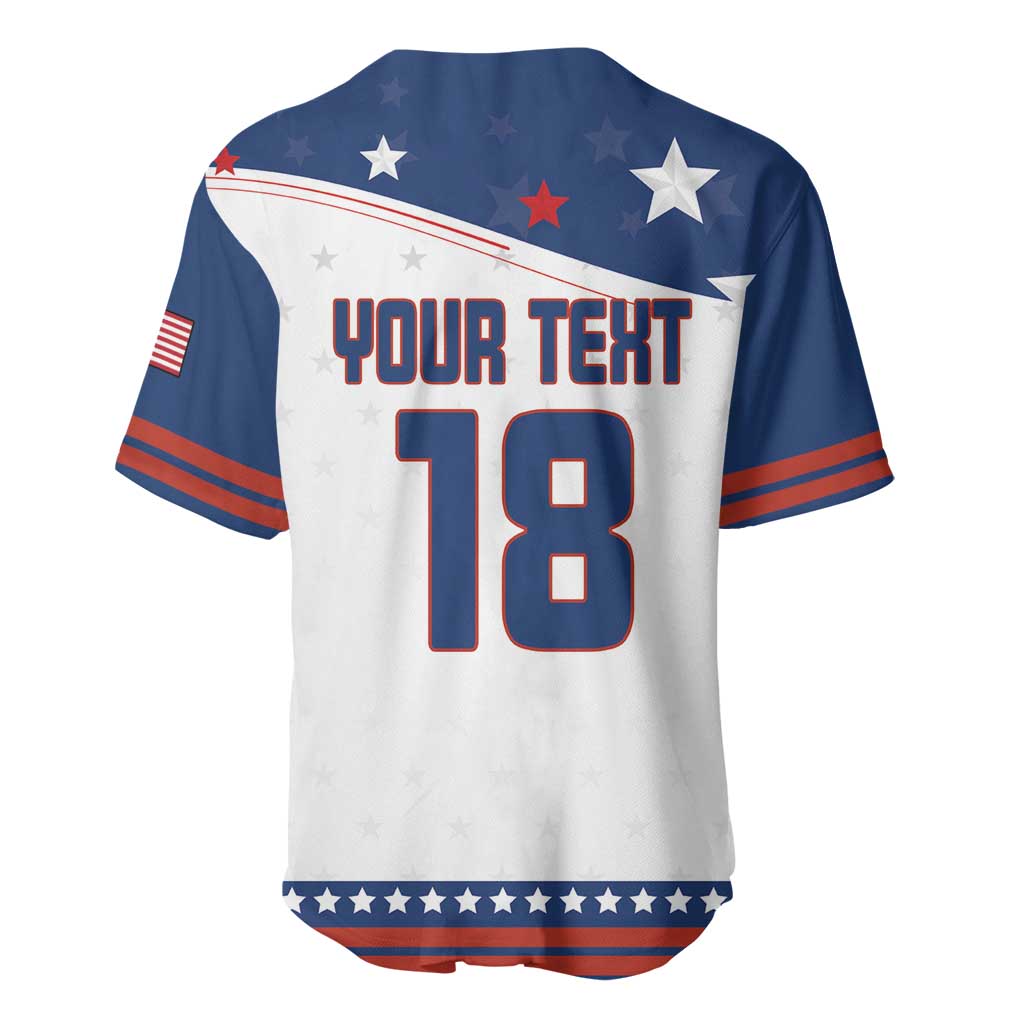 Custom USA Ice Hockey Champions 2026 Baseball Jersey American Eagle Victory Hockey Pride