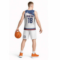 Custom USA Ice Hockey Champions 2026 Basketball Jersey American Eagle Victory Hockey Pride