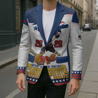 Custom USA Ice Hockey Champions 2026 Blazer American Eagle Victory Hockey Pride
