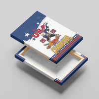 USA Ice Hockey Champions 2026 Canvas Wall Art American Eagle Victory Hockey Pride