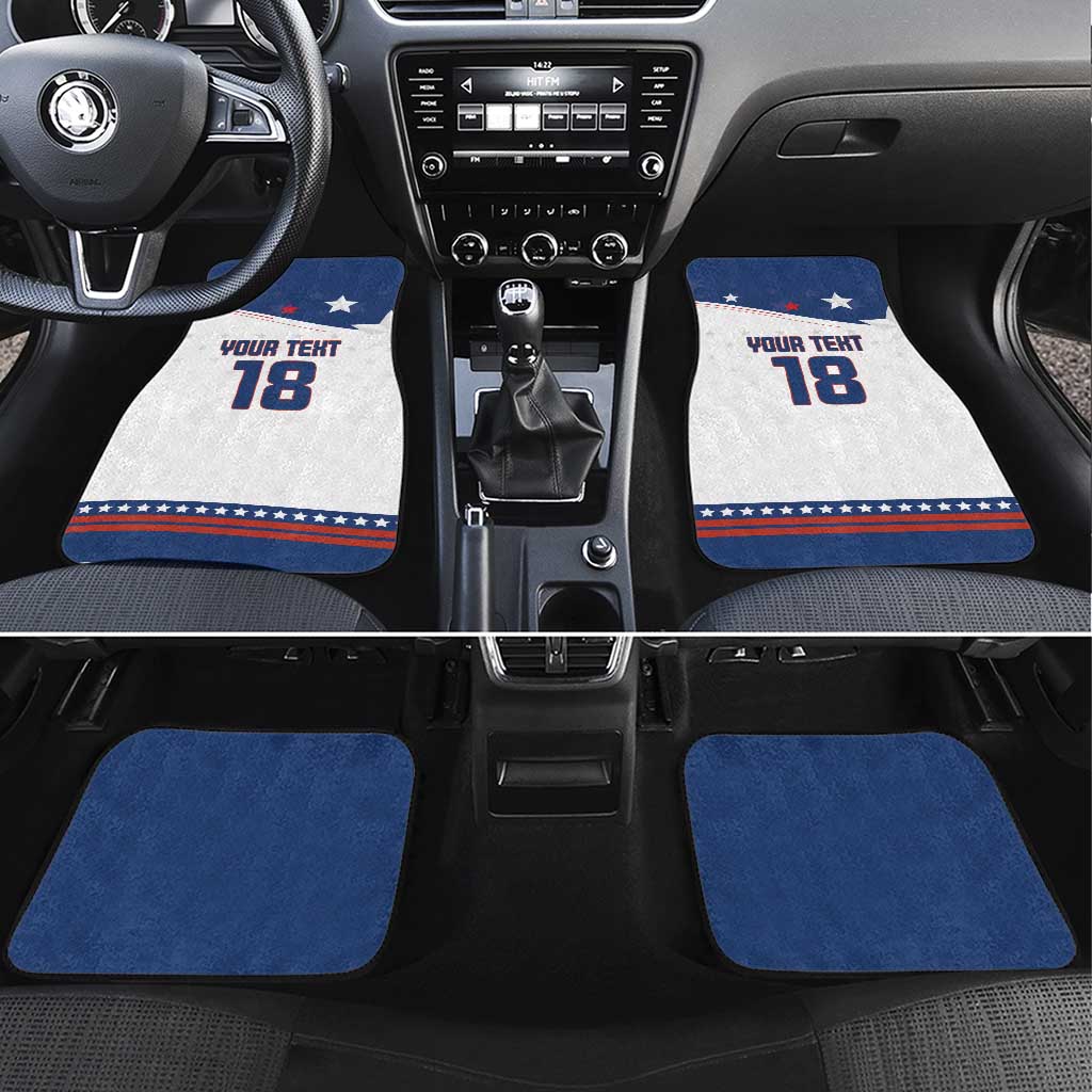Custom USA Ice Hockey Champions 2026 Car Mats American Eagle Victory Hockey Pride