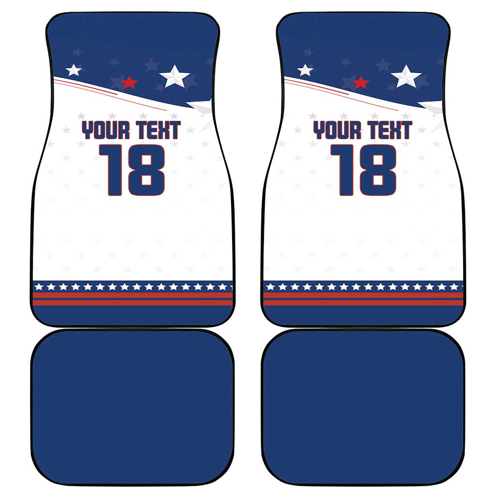 Custom USA Ice Hockey Champions 2026 Car Mats American Eagle Victory Hockey Pride