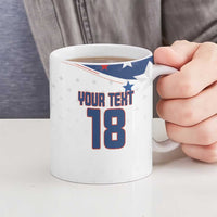 Custom USA Ice Hockey Champions 2026 Ceramic Mug American Eagle Victory Hockey Pride