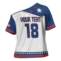 Custom USA Ice Hockey Champions 2026 Cross Shoulder Shirt American Eagle Victory Hockey Pride