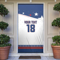 Custom USA Ice Hockey Champions 2026 Door Cover American Eagle Victory Hockey Pride