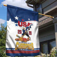 USA Ice Hockey Champions 2026 Garden Flag American Eagle Victory Hockey Pride
