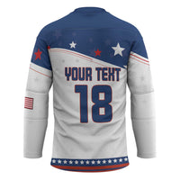 Custom USA Ice Hockey Champions 2026 Hockey Jersey American Eagle Victory Hockey Pride