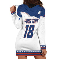Custom USA Ice Hockey Champions 2026 Hoodie Dress American Eagle Victory Hockey Pride