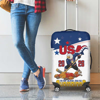 USA Ice Hockey Champions 2026 Luggage Cover American Eagle Victory Hockey Pride
