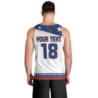 Custom USA Ice Hockey Champions 2026 Men Tank Top American Eagle Victory Hockey Pride